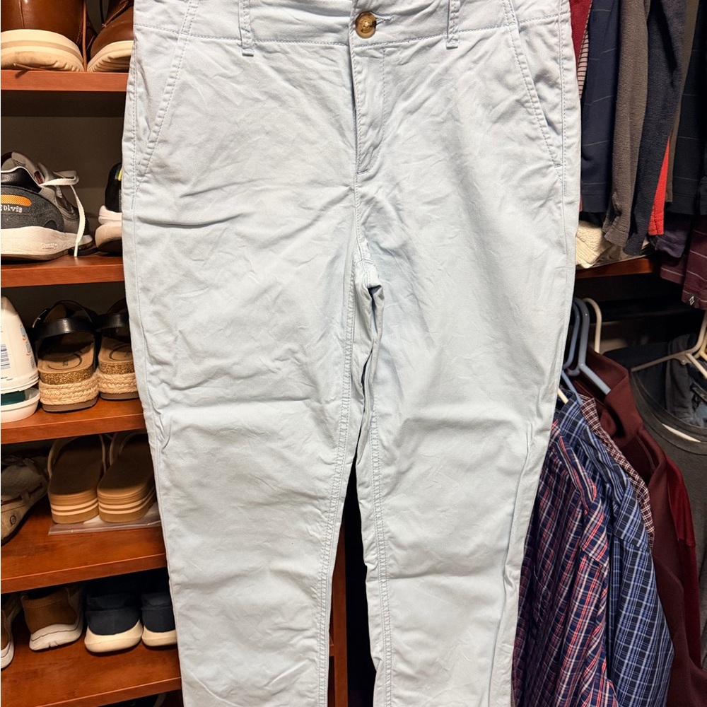 LOFT Light Blue Women's Chino Pants